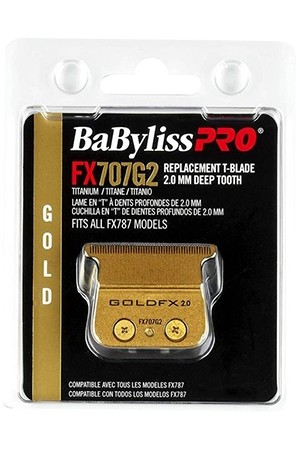 [Babyliss Pro-#FX707G2] Gold Replacement T-Blade-pc