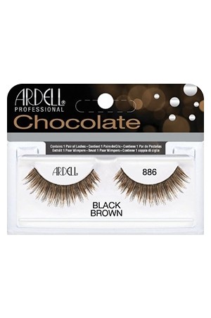 [Ardell-#61886] Chocolate Lashes - 886 Black Brown