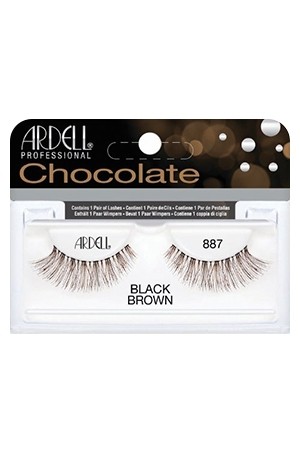 [Ardell-#61887] Chocolate Lashes - 887 Black Brown