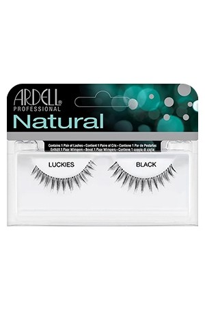[Ardell-#65030] Natural Lashes - Luckies Black