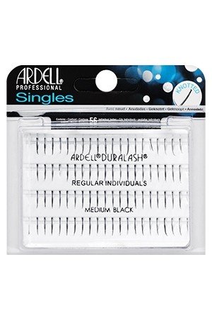[Ardell-#65062] Singles Lashes - Regular Individuals Medium Black