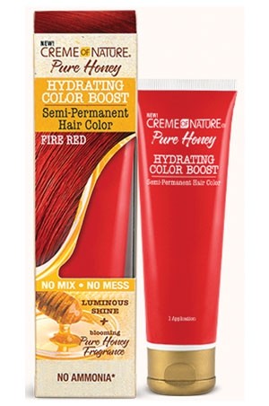 [Creme of Nature-box #128] Semi Perm Hair Color-Fire Red  (3oz)