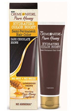 [Creme of Nature-box #128] Semi Perm Hair Color-Dark Brown (3oz)