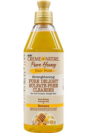 [Creme of Nature-box #148] Pure Honey Banana Cleanser(12oz) 