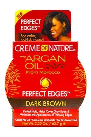 [Creme of Nature-box#119] Argan Oil Perfect Edges-D. Brown(2.25oz)