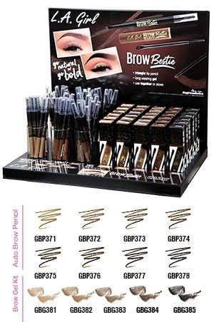 [L.A. Girl-#GPD359] Brow Bestie Collection 5x6+8x9/102pc/Display