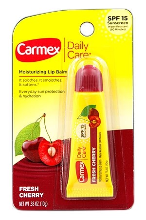 [Carmex-box#9A] Tube Lip Balm Cherry  w/ SPF15(0.35oz, 12pc/box