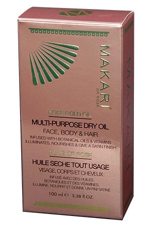 [Makari-box#81] 24K or Rose Multi Purpose Dry Shimmer Oil(3.38oz)