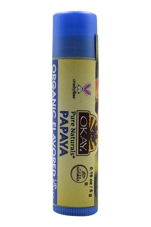 [Okay-box#84] Nourishing Lip balm Tube-Papaya (0.18oz x 12pc)