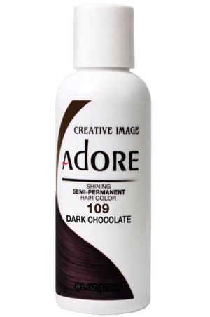 [Adore-box#1] Semi Permanent Hair Color (4 oz)- #109 Dark Chocolate