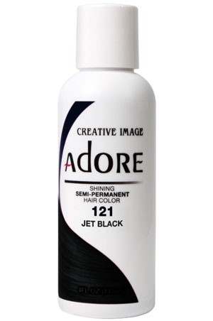 [Adore-box#1] Semi Permanent Hair Color (4 oz)- #121 Jet Black