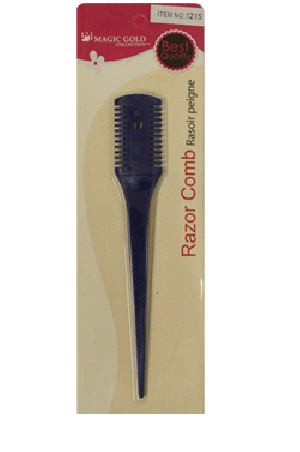 [MGC-#1215] Razor Comb (Round Handle & Long Comb) -dz
