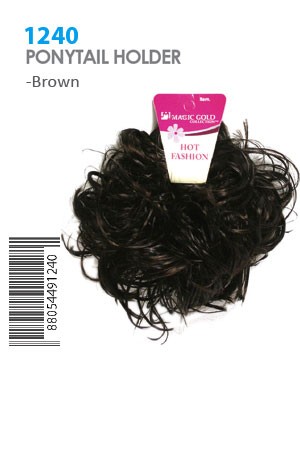 [#1240] Hot Fashion Ponytail Holder (D.Brown Hair) -dz