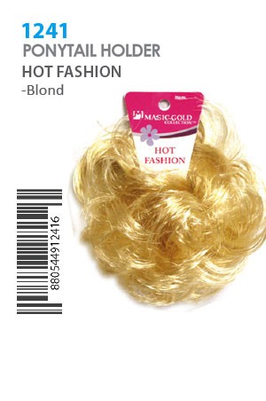 [#1241] Hot Fashion Ponytail Holder (Blond hair) -dz