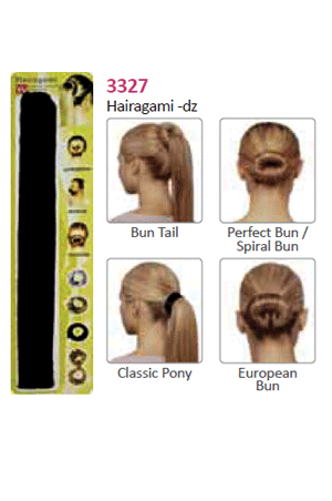 Hairagami Perpect Bun Classic Pony  l#3327 - dz