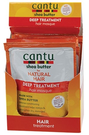 [Cantu-box#67] SheaButter Deep Treatm.Hair Masque(1.75ozx6pc/pk)