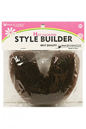 [#2232] Magic Gold Hot Fashion Style Builder w Button Brown -pc