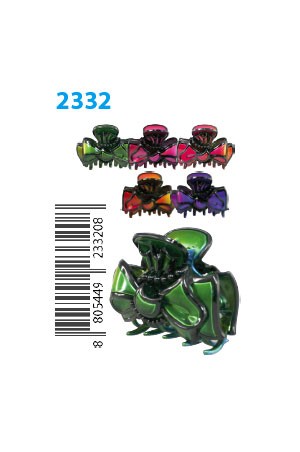 Colorful Butterfly Clip #2332 - dz