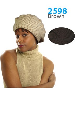 Winter Hat #2598 Brown - pc