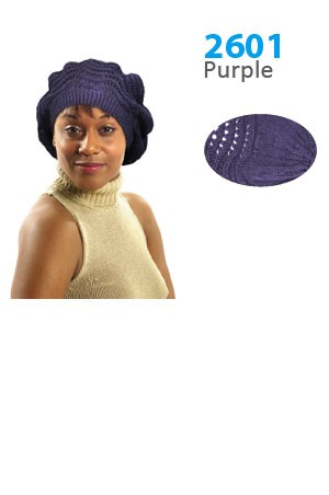 Winter Hat #2601 Purple - pc
