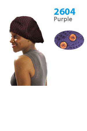 Winter Hat #2604 Purple - pc