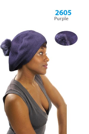 Winter Hat #2605 Purple - pc