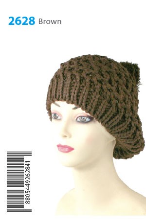 Winter Hat #2628BROWN - pc [Brown]