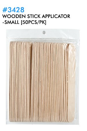 Wooden Stick Applicator -Small [50pcs/pk] #3428 -dz(12pack)
