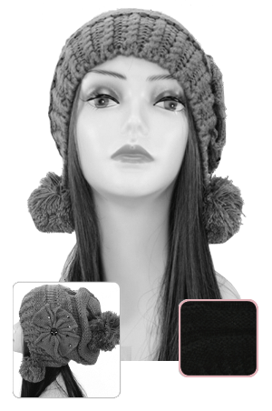 Winter Hat (pc) -3436 Black