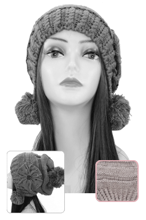 Winter Hat (pc) -3436 Gray