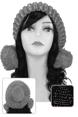 Winter Hat (pc) -3437 Black