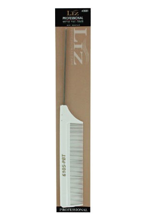 [LIZ] Metal Tail Comb #3581 #6105-PBT -pc
