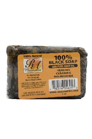 [RA Cosmetics-box#36] 100% Black Soap Bar w/ Hemp oil(5oz)