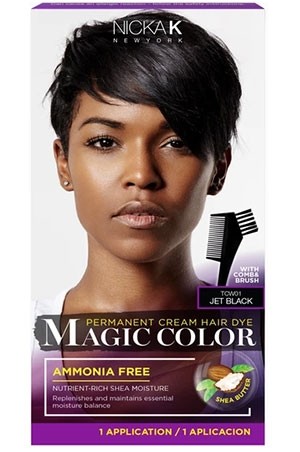 [Nicka K-box#20] Magic Color for Women [TCW01]-Jet Black
