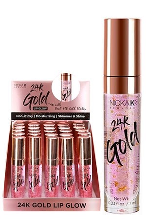 [Nicka K-box#15] 24K Gold Lip Glow[LGGDB2](25pc/ds)-ds
