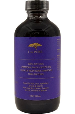 [I Am Pure-box#3] 100% Natural Jamaican Black Caster Oil (8oz)