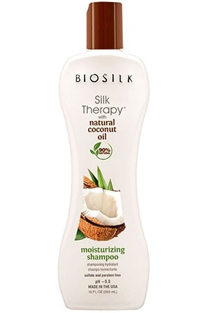 [BioSilk-box#13] Silk Therapy Coconut Moist.  Shampoo(12oz)