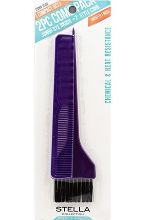 [Magic-#2502] 2pcs Comb: Jumbo dye Brush & Styling comb -dz