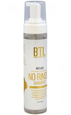 [BTL-box#5] Braiding No Rinse Shampoo-Aloe (8oz) [#BTLF03] -pc