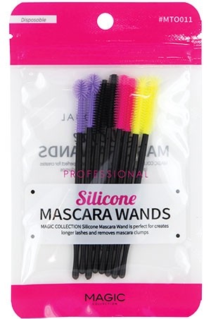 [Magic- ##MT0011] Silicone Mascara Wands( 8pc/pack) -dz