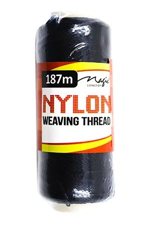 Weaving Thread [Nylon] #Black(187cm) #140105BLA(=M)-dz