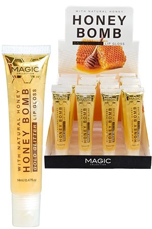 [Magic Collection #LIP-54] Honey Bomb Lip Gloss (0.47oz/24pc/ds) -ds