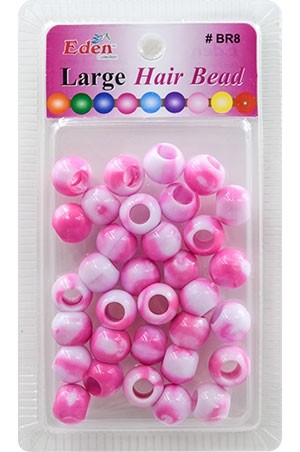 Eden LG 2 Tone Blister Bead-Pink Tone(32ea/pk) -pk