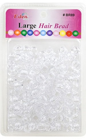[#BR89C] Eden XLG Blister Round Bead-Crystal -pk