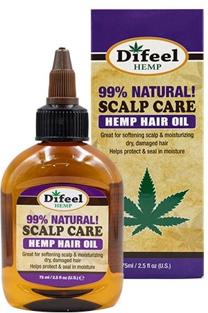 [Sunflower-box#77] Difeel 99% Natural Hair oil Hemp-Scalp(2.5oz)