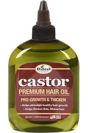 [Sunflower-box#132] Difeel Castor Premium Natural Hair Oil(7.78oz)