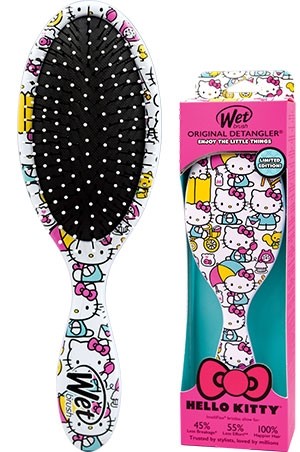 [#BWRHELLOPAW] The Wet Brush Org Detangler-Hello Kitty(Wh)- pc