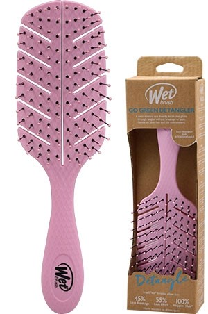 [#BIO830PAPK] The Wet Brush Go Green Detangler-(P. Pink)- pc
