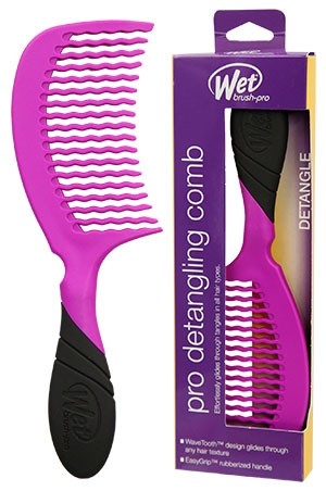 [#0620WPURPNW] Pro Comb Detangler - Purple -pc