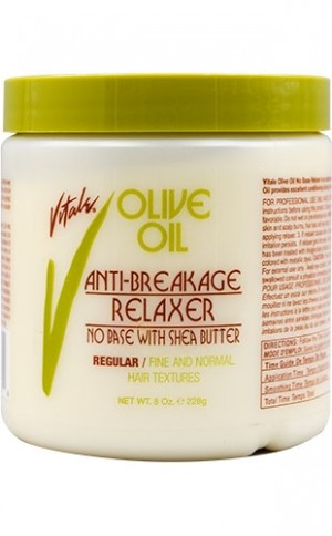 [Vitale-box#52] Olive Oil No Base Relaxer kit -Reg(8oz)